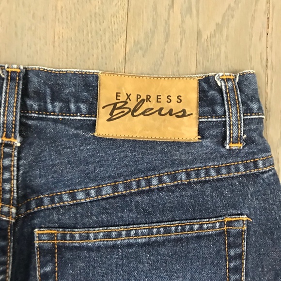 Express Jeans Vintage Express Bleus Bootcut 9s Mom Denim Jeans